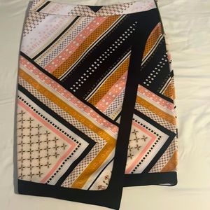 BarIII FAUX WRAP SKIRT SZ M